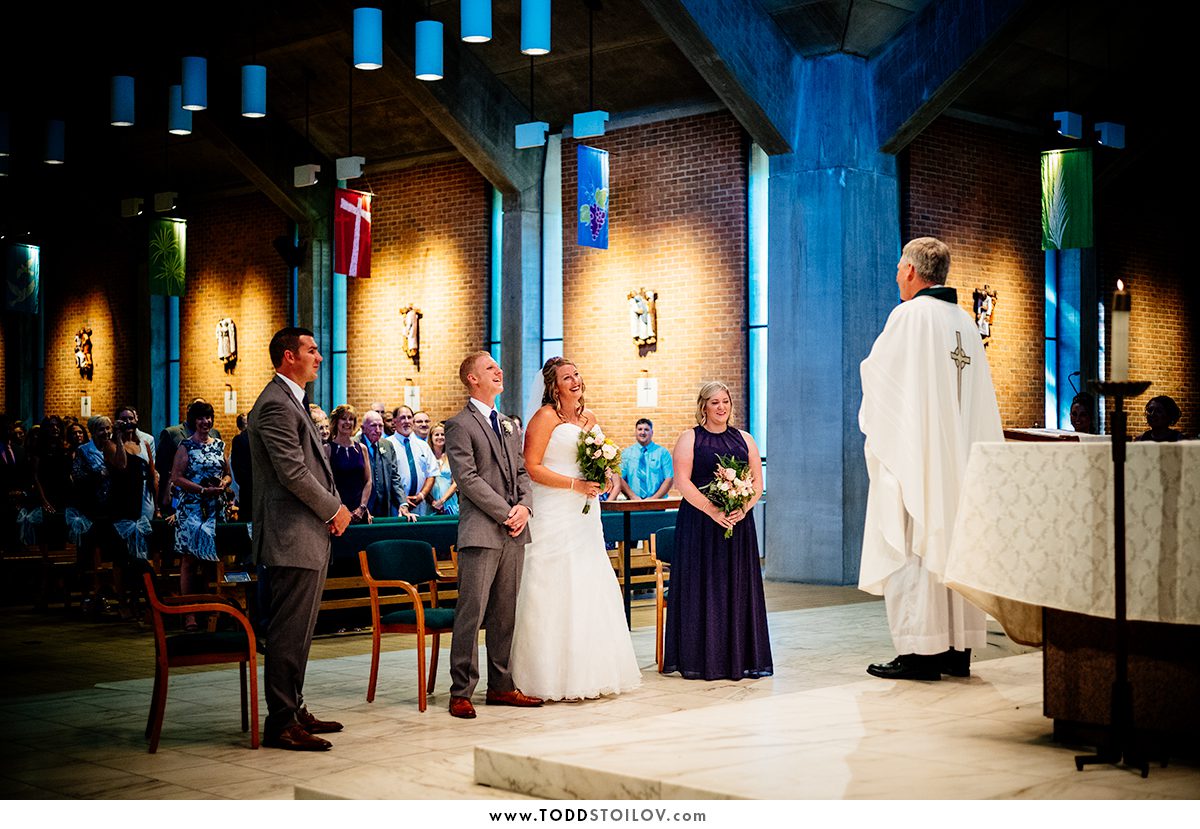 Wedding Photography and Video in Vermont Shannon and Eric Wedding at Saint MIchaels and The Champlain Room 11