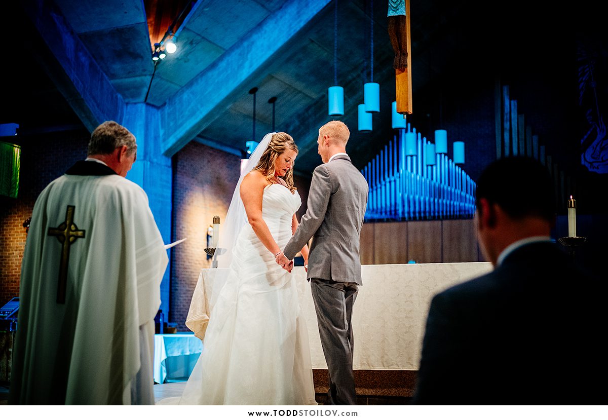 Wedding Photography and Video in Vermont Shannon and Eric Wedding at Saint MIchaels and The Champlain Room 13