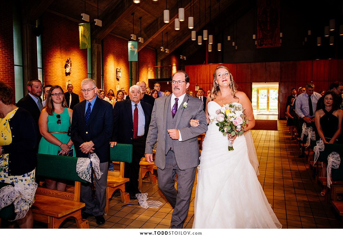 Wedding Photography and Video in Vermont Shannon and Eric Wedding at Saint MIchaels and The Champlain Room 9