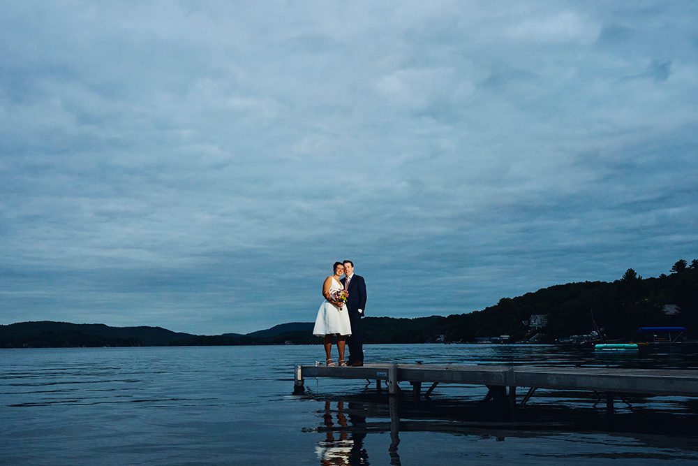 Jackie and Dan's Wedding at Lake Bomoseen Taproom (photo + video
